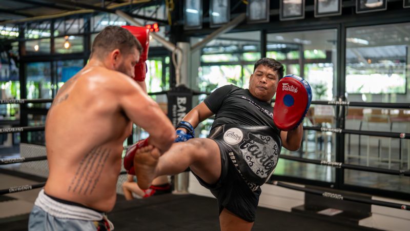 muay thai sparring
